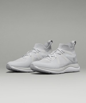 Zapatillas Lululemon Chargefeel 2 Mid Mujer Blancas Plateadas Chile | 635BYMEGC