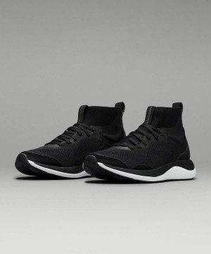 Zapatillas Lululemon Chargefeel Mid Mujer Negras Blancas Chile | 016DHOTPC