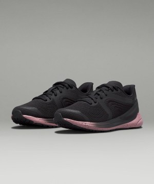 Zapatillas Running Lululemon Blissfeel 2 Mujer Negras Negras Rosas Moradas Chile | 713ZBSRXF