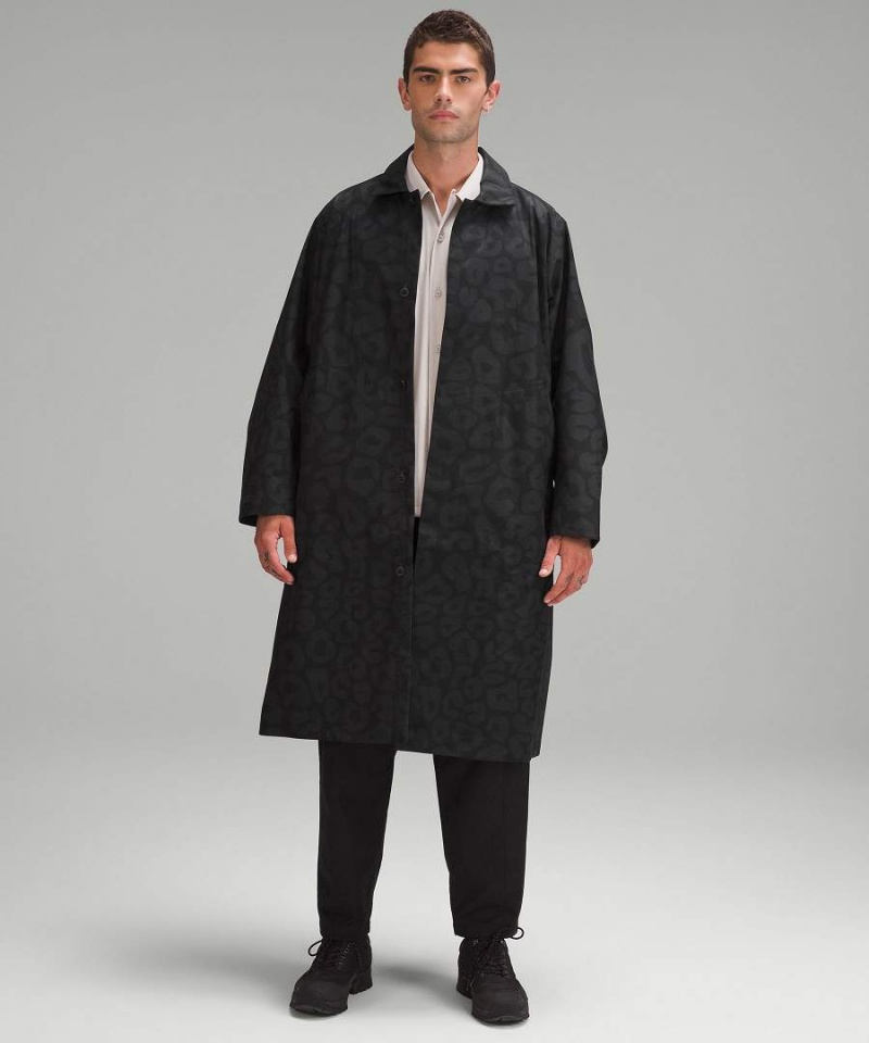 Abrigos Lululemon lab Leopard Print Overcoat Hombre Negras Multicolor Chile | 863PYNJHK