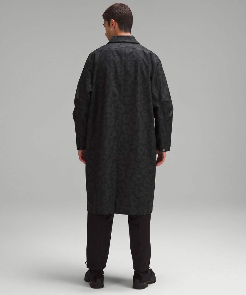 Abrigos Lululemon lab Leopard Print Overcoat Hombre Negras Multicolor Chile | 863PYNJHK