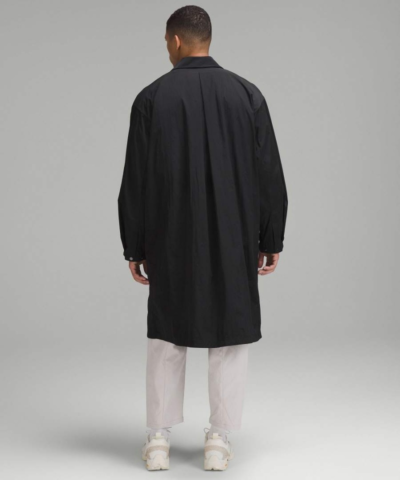 Abrigos Lululemon lab Oversized Long Hombre Negras Chile | 756SKLAOU