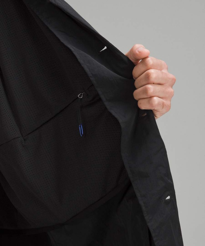 Abrigos Lululemon lab Oversized Long Hombre Negras Chile | 756SKLAOU