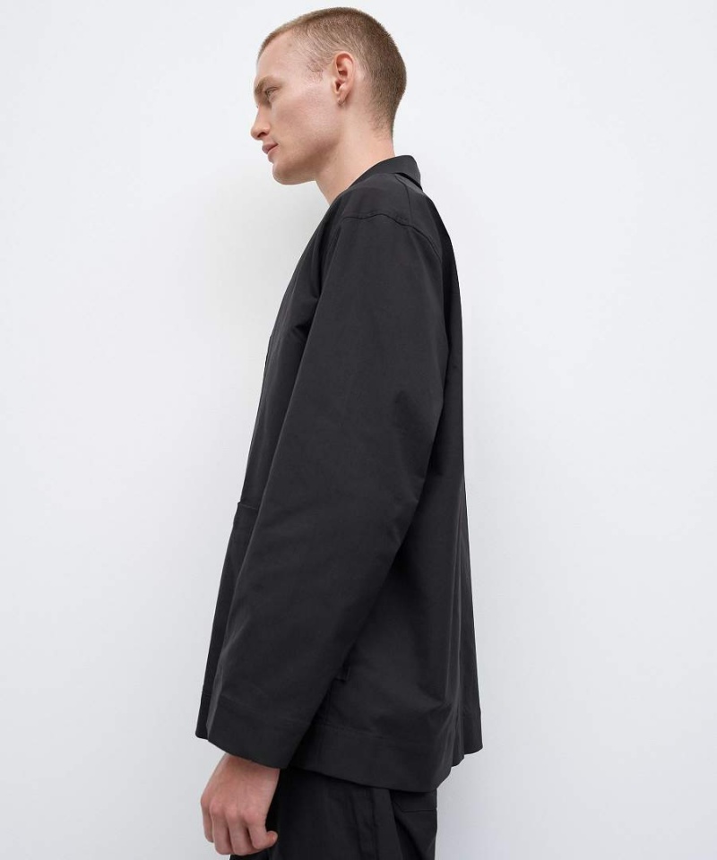 Blazer Lululemon Relaxed-Fit Twill Blazer Hombre Negras Chile | 876CMATVS