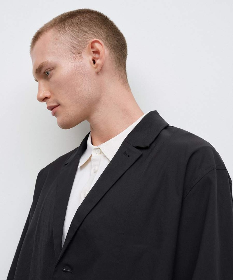 Blazer Lululemon Relaxed-Fit Twill Blazer Hombre Negras Chile | 876CMATVS
