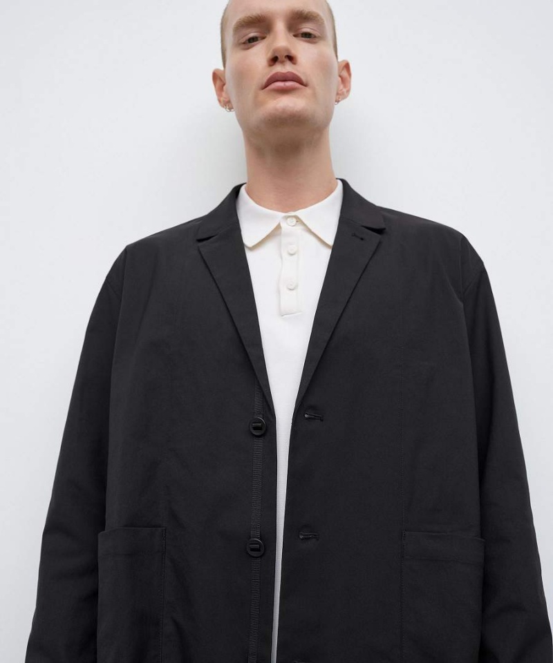 Blazer Lululemon Relaxed-Fit Twill Blazer Hombre Negras Chile | 876CMATVS