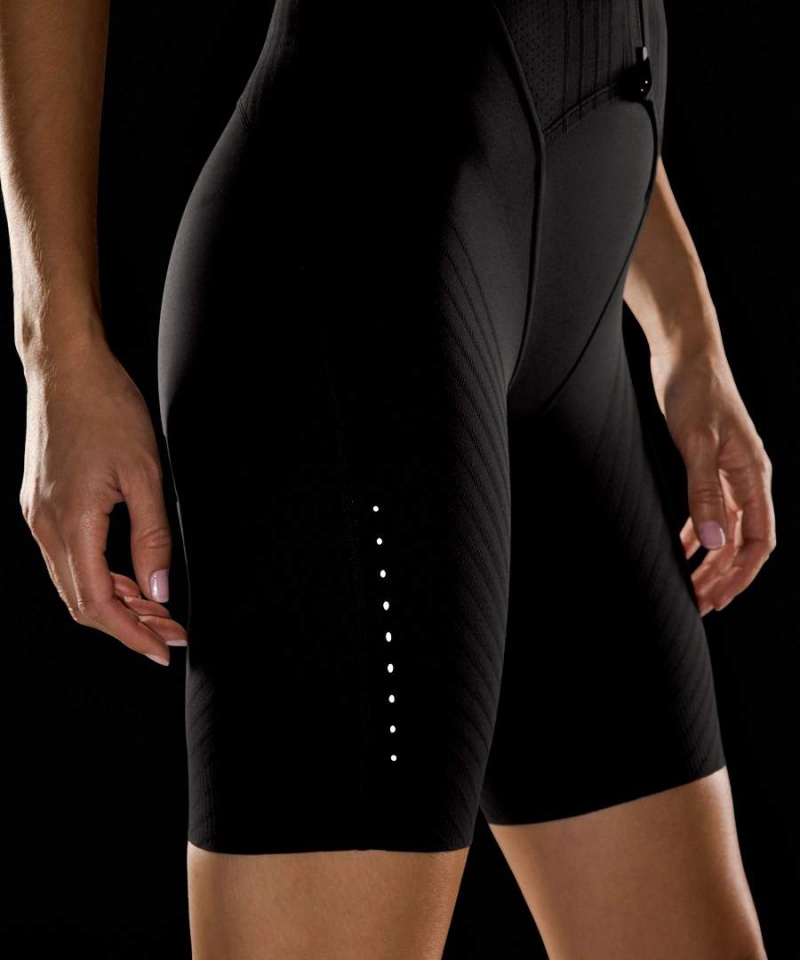 Body Lululemon SenseKnit Correr One-Piece Mujer Negras Chile | 406MVTIUS