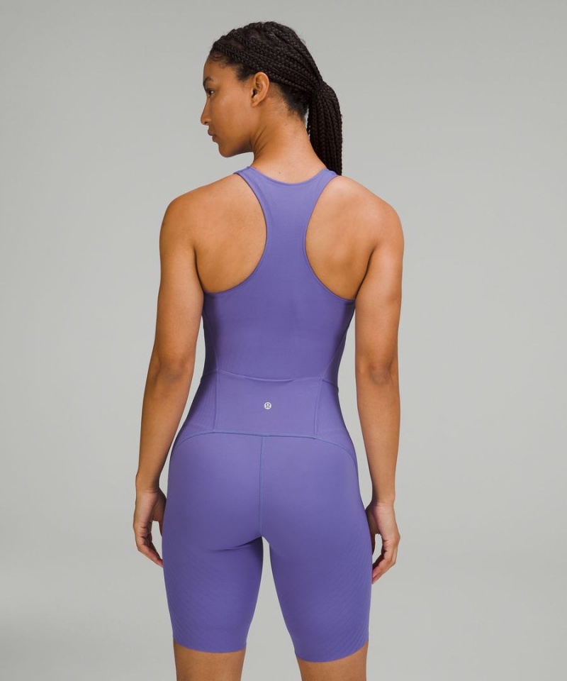 Body Lululemon SenseKnit Correr One-Piece Mujer Indigo Chile | 637WLHBEI