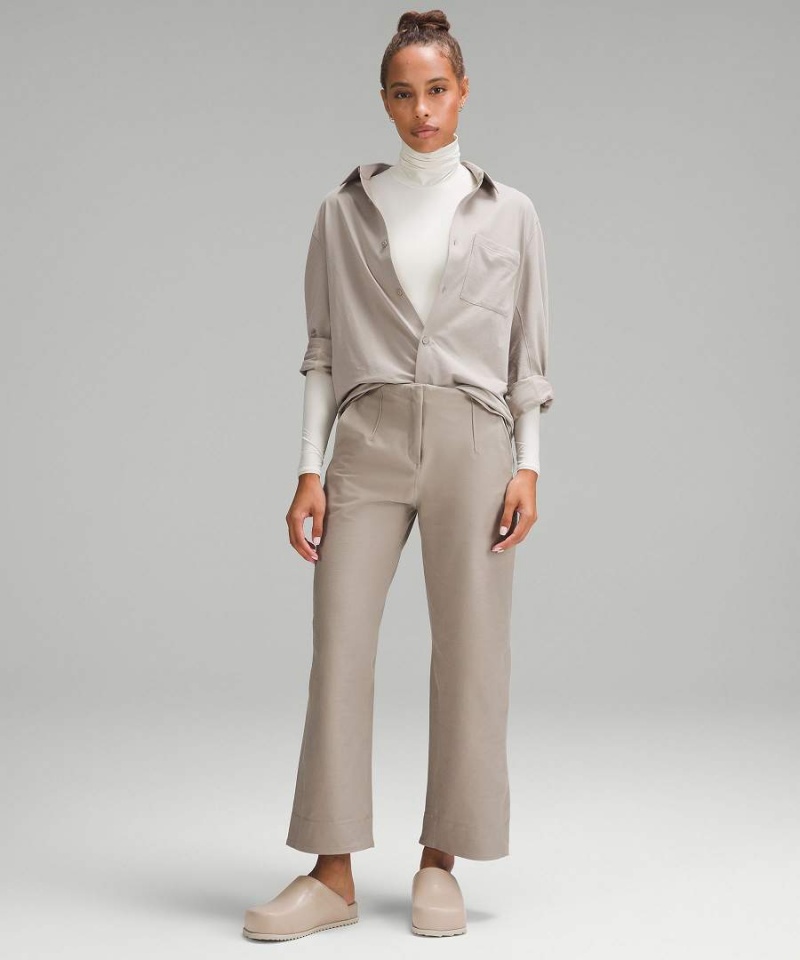 Body Lululemon Wundermost Ultra-Soft Nulu Turtleneck Mujer Beige Chile | 165ZDOQUG