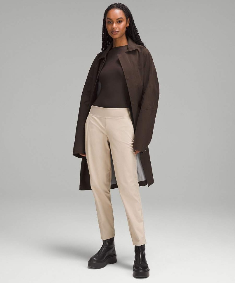 Body Lululemon Wundermost Ultra-Soft Nulu High-Neck Sin Manga Mujer Chocolate Chile | 463CEFDKU
