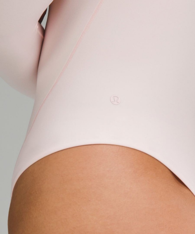 Body Lululemon Wundermost Ultra-Soft Nulu Square-Neck Long-Sleeve Mujer Rojas Claro Chile | 406OUDWMP
