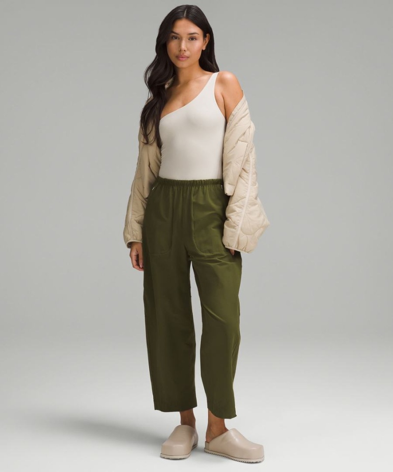 Body Lululemon Wundermost Ultra-Soft Nulu Asymmetrical Mujer Marrones Chile | 568UDWHIV