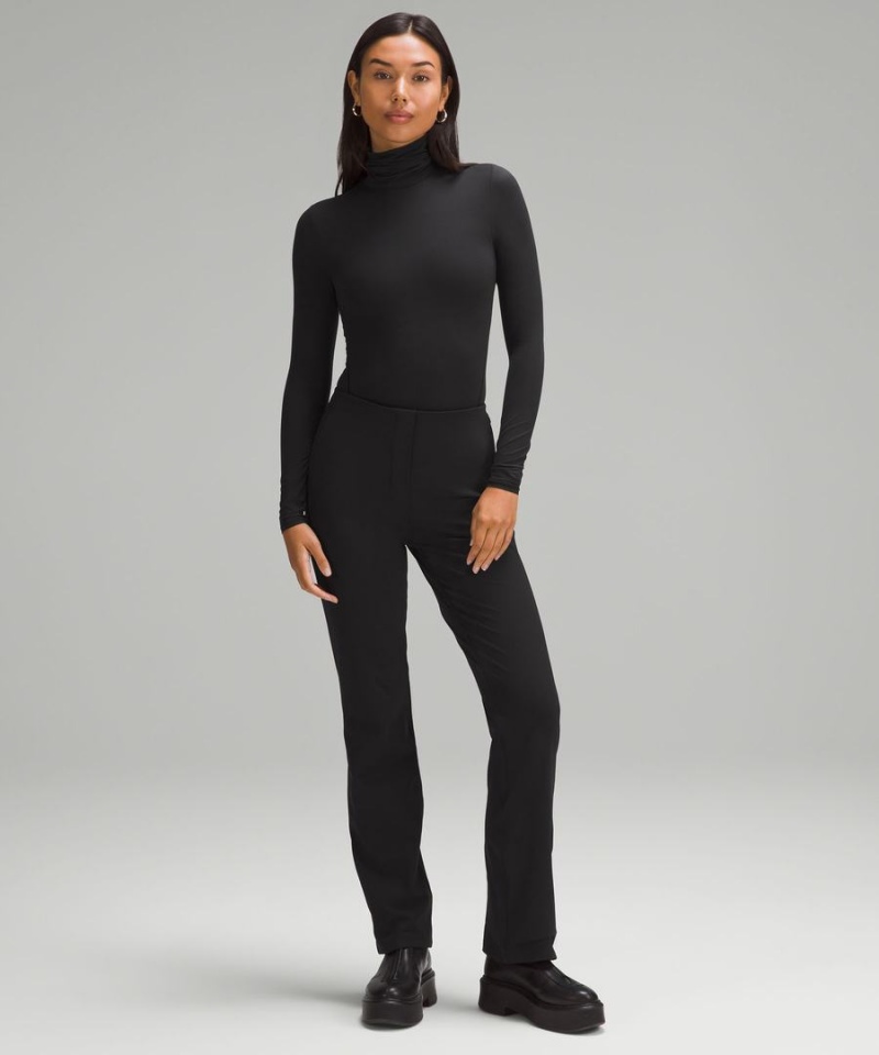 Body Lululemon Wundermost Ultra-Soft Nulu Turtleneck Mujer Negras Chile | 953OBUFAN