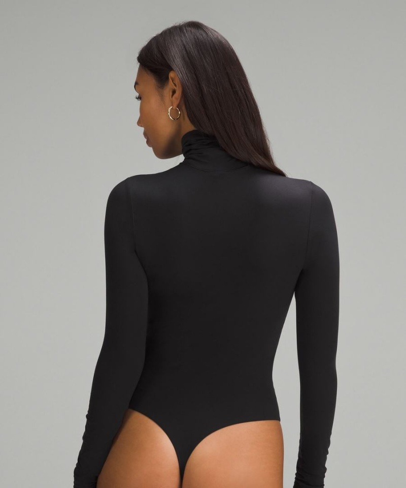 Body Lululemon Wundermost Ultra-Soft Nulu Turtleneck Mujer Negras Chile | 953OBUFAN