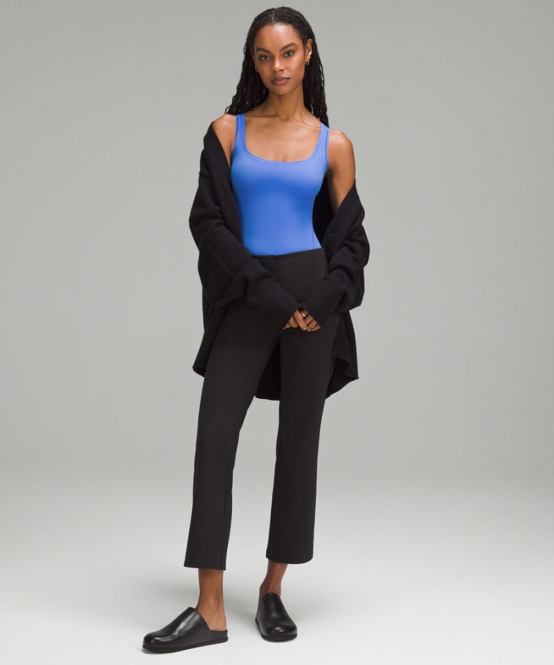 Body Lululemon Wundermost Ultra-Soft Nulu Square-Neck Sin Manga Mujer Azules Chile | 102AFTDIX