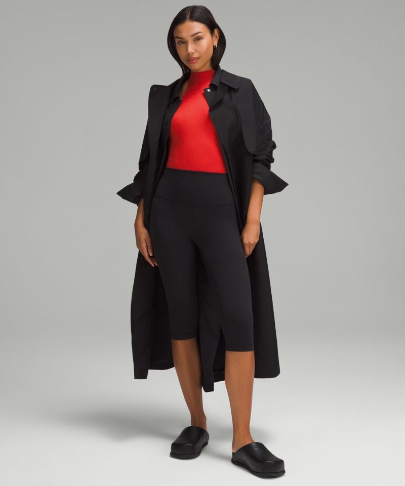 Body Lululemon Wundermost Ultra-Soft Nulu Mockneck Sin Manga Mujer Rojas Chile | 290ZMBNGY