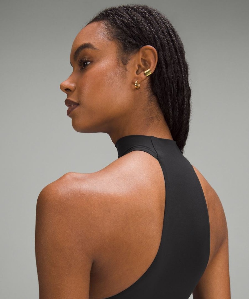 Body Lululemon Wundermost Ultra-Soft Nulu Mockneck Sin Manga Mujer Negras Chile | 351HVQDYW