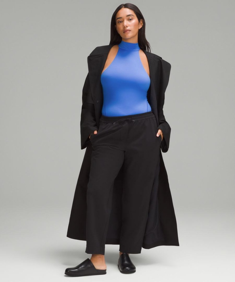 Body Lululemon Wundermost Ultra-Soft Nulu Mockneck Sin Manga Mujer Azules Chile | 451LIEXBT