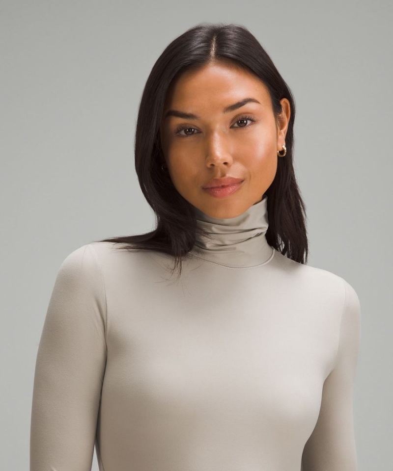 Body Lululemon Wundermost Ultra-Soft Nulu Turtleneck Mujer Gris Chile | 079VBKGOR