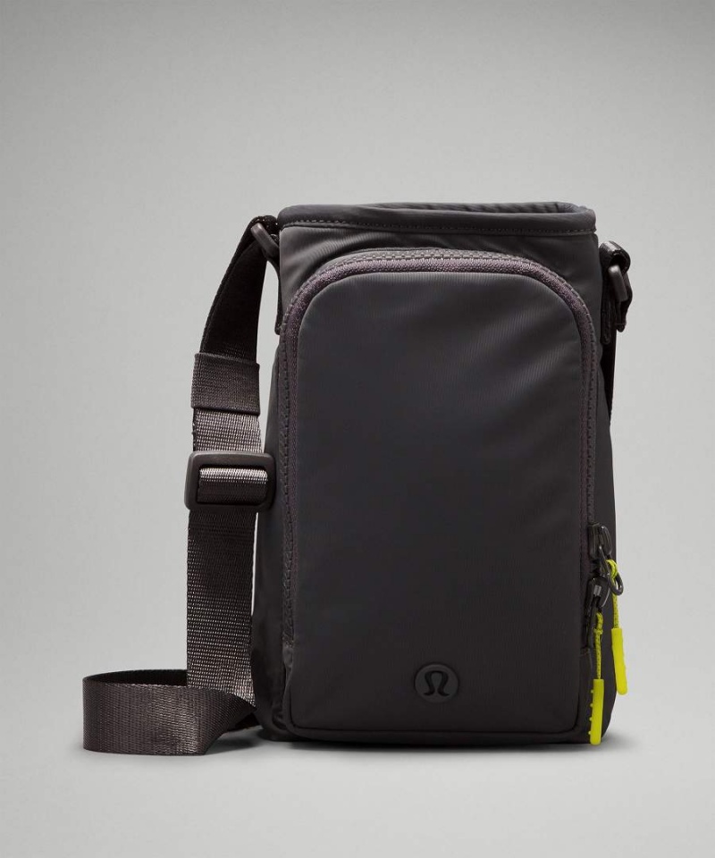 Bolsas Hombro Lululemon Agua Bottle with Front Pocket Mujer Gris Verde Claro Chile | 853TEIRPF