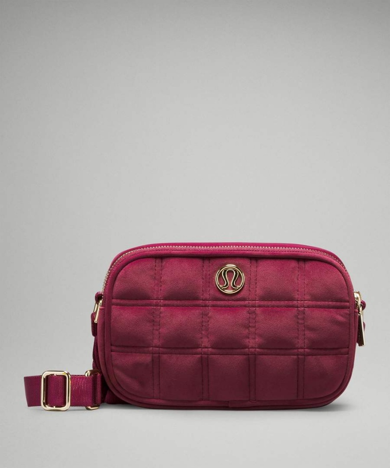 Bolsas Hombro Lululemon Camera 2L Acolchado Velour Mujer Burdeos Chile | 178FLWVNQ
