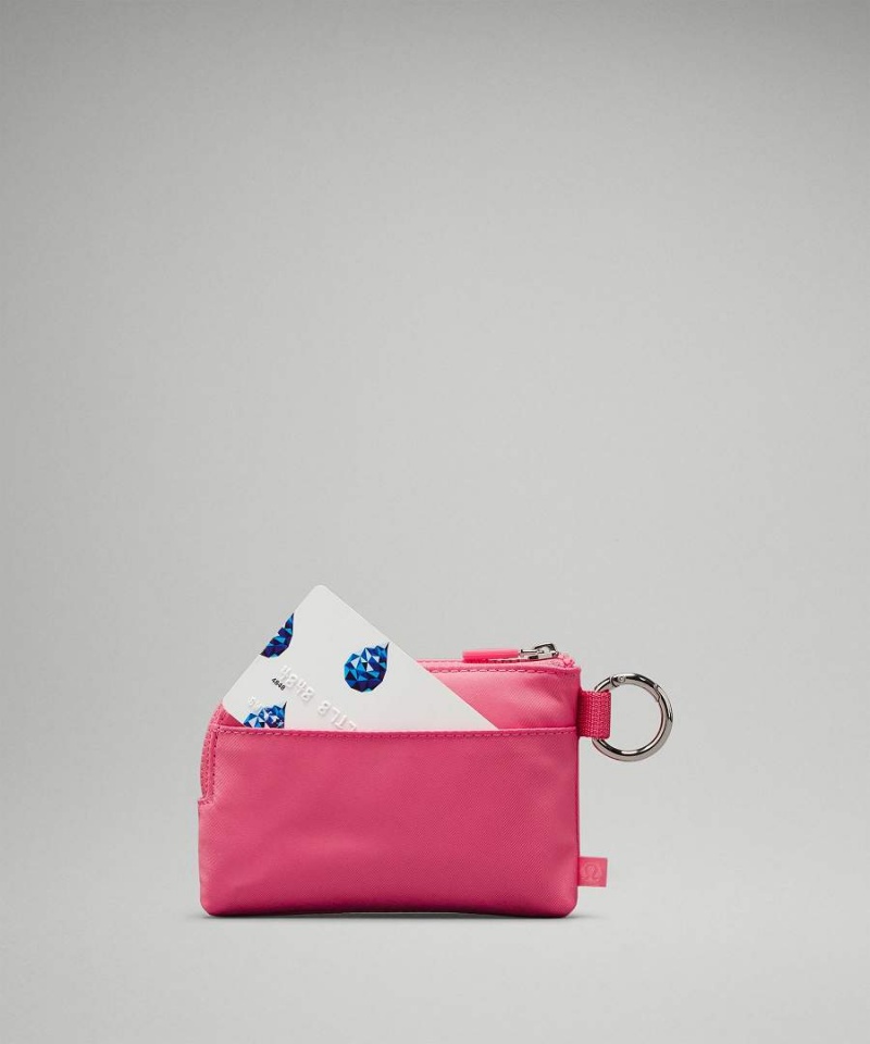 Bolso Pequeño Lululemon Clippable Card Mujer Rosas Moradas Chile | 973UYALHJ