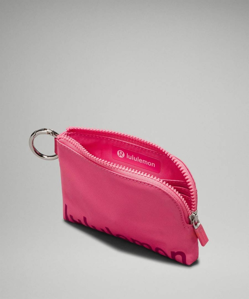 Bolso Pequeño Lululemon Clippable Card Mujer Rosas Moradas Chile | 973UYALHJ
