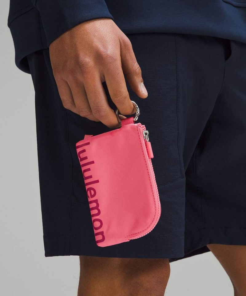 Bolso Pequeño Lululemon Clippable Card Mujer Rosas Moradas Chile | 973UYALHJ