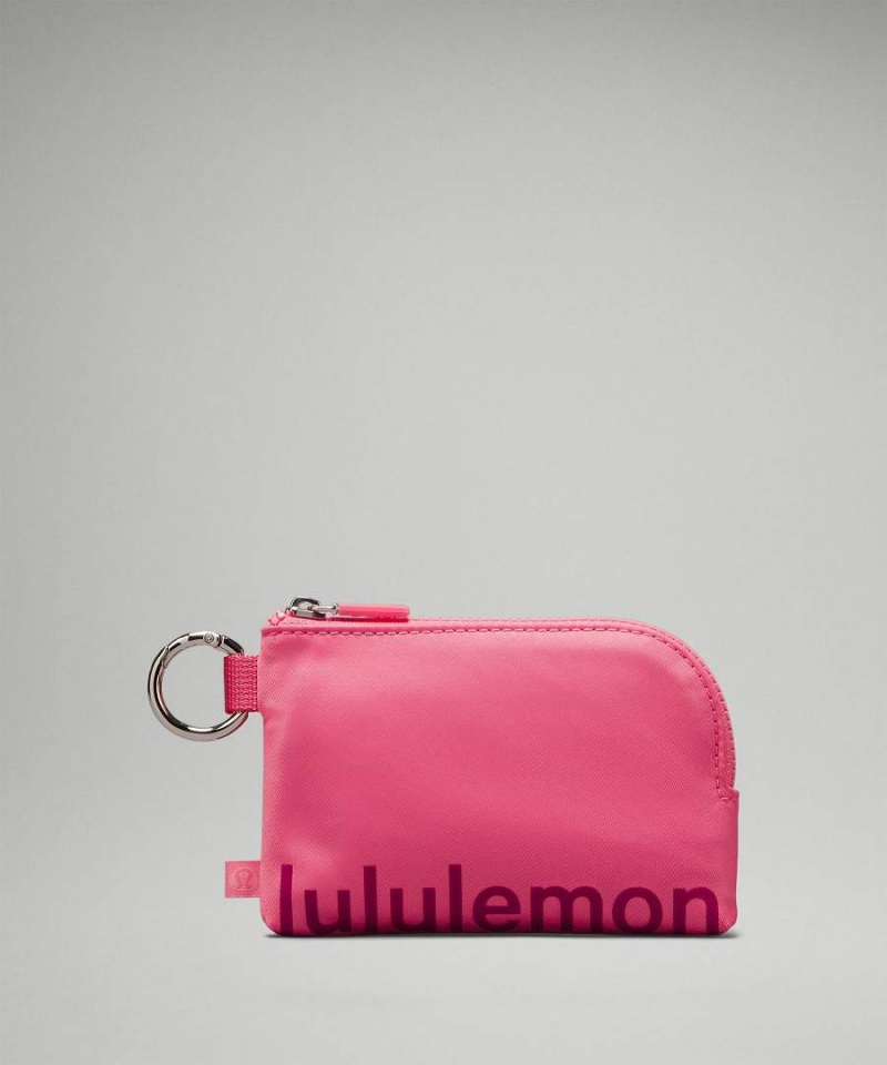 Bolso Pequeño Lululemon Clippable Card Mujer Rosas Moradas Chile | 973UYALHJ
