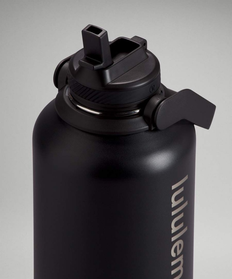 Botellas de Agua Lululemon Back to Life Deporte Bottle 64oz Mujer Negras Chile | 293BFSQZI