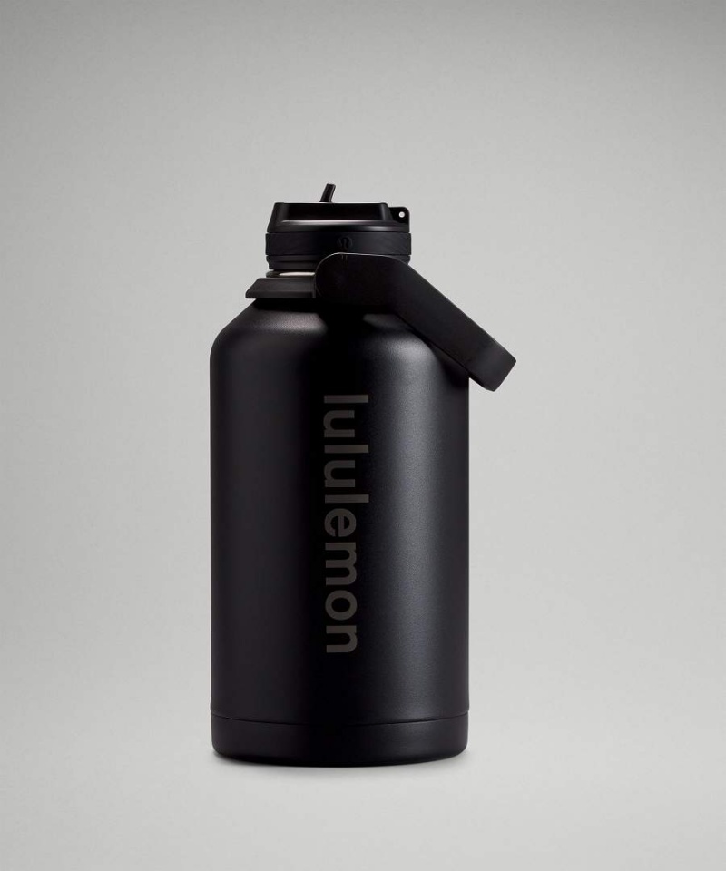 Botellas de Agua Lululemon Back to Life Deporte Bottle 64oz Mujer Negras Chile | 293BFSQZI