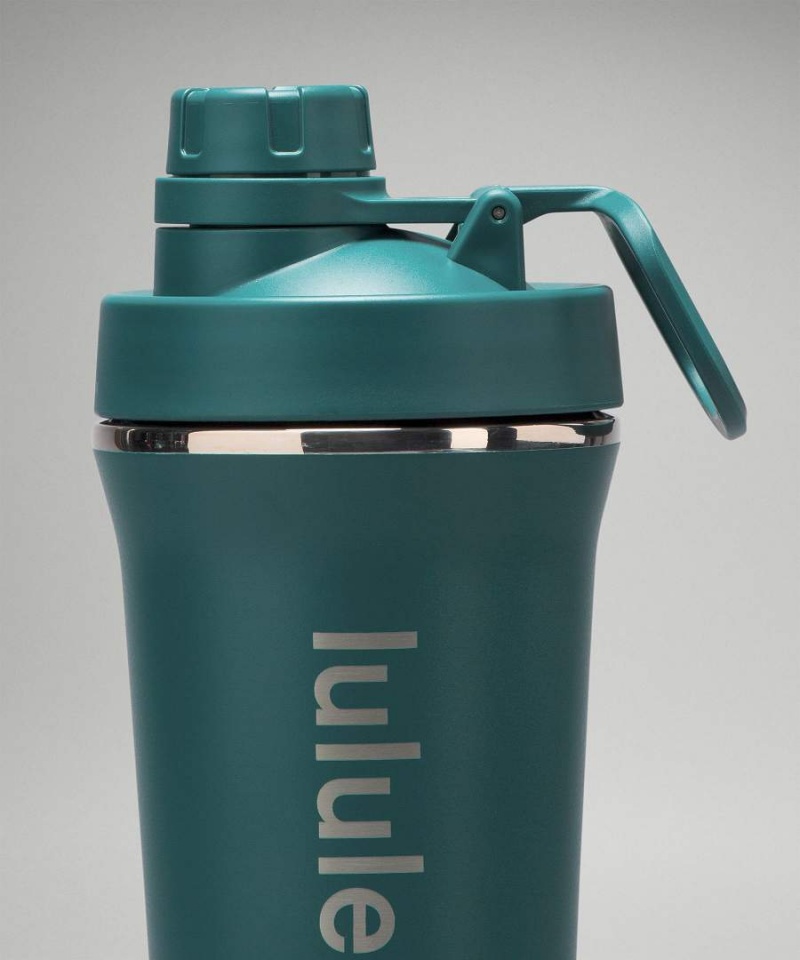 Botellas de Agua Lululemon Back to Life Shaker Bottle 24oz Mujer Turquesa Chile | 957TMJKIL