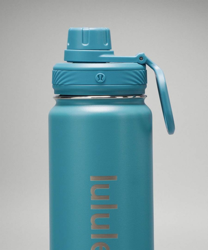 Botellas de Agua Lululemon Back to Life Deporte Bottle 24oz Mujer Azules Chile | 836LGZFPK