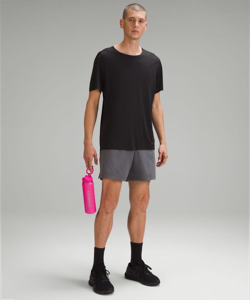 Botellas de Agua Lululemon Back to Life Deporte Bottle 24oz Straw Lid Mujer Rosas Chile | 270XPOCRQ
