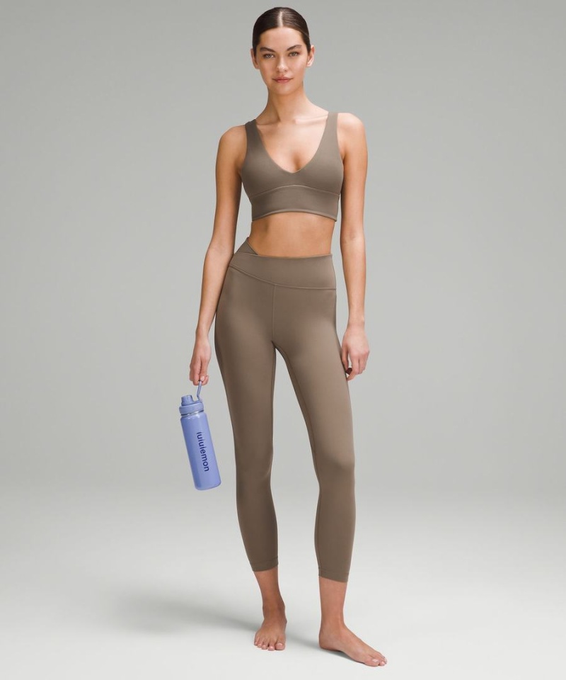 Botellas de Agua Lululemon Back to Life Deporte Bottle 24oz Shine Hombre Azules Beige Chile | 406ZPULWY