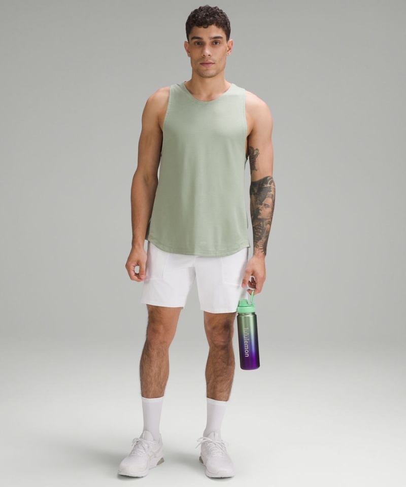 Botellas de Agua Lululemon Back to Life Deporte Bottle 24oz Shine Mujer Azules Beige Moradas Chile | 901CSNKFP