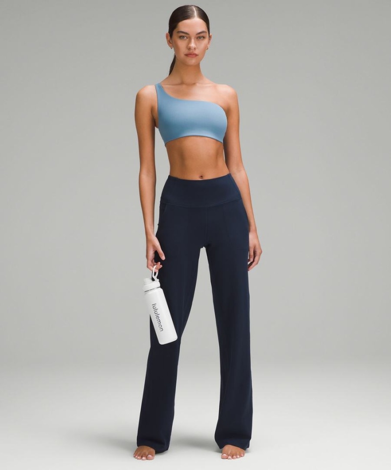 Botellas de Agua Lululemon Back to Life Deporte Bottle 24oz Shine Mujer Blancas Chile | 491BGQFEX