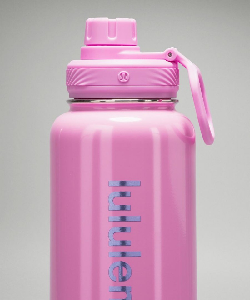 Botellas de Agua Lululemon Back to Life Deporte Bottle 32oz Shine Mujer Moradas Chile | 748WFUGEP