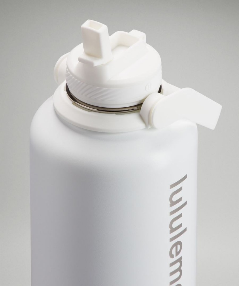 Botellas de Agua Lululemon Back to Life Deporte Bottle 64oz Mujer Blancas Chile | 483OCFJUX
