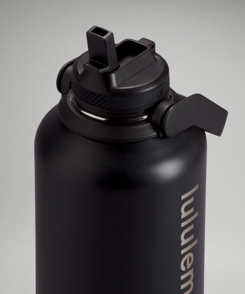 Botellas de Agua Lululemon Back to Life Deporte Bottle 64oz Hombre Negras Chile | 946MTODGH