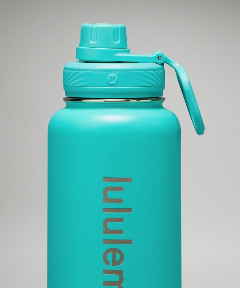 Botellas de Agua Lululemon Back to Life Deporte Bottle 32oz Hombre Turquesa Chile | 127VHYMNF