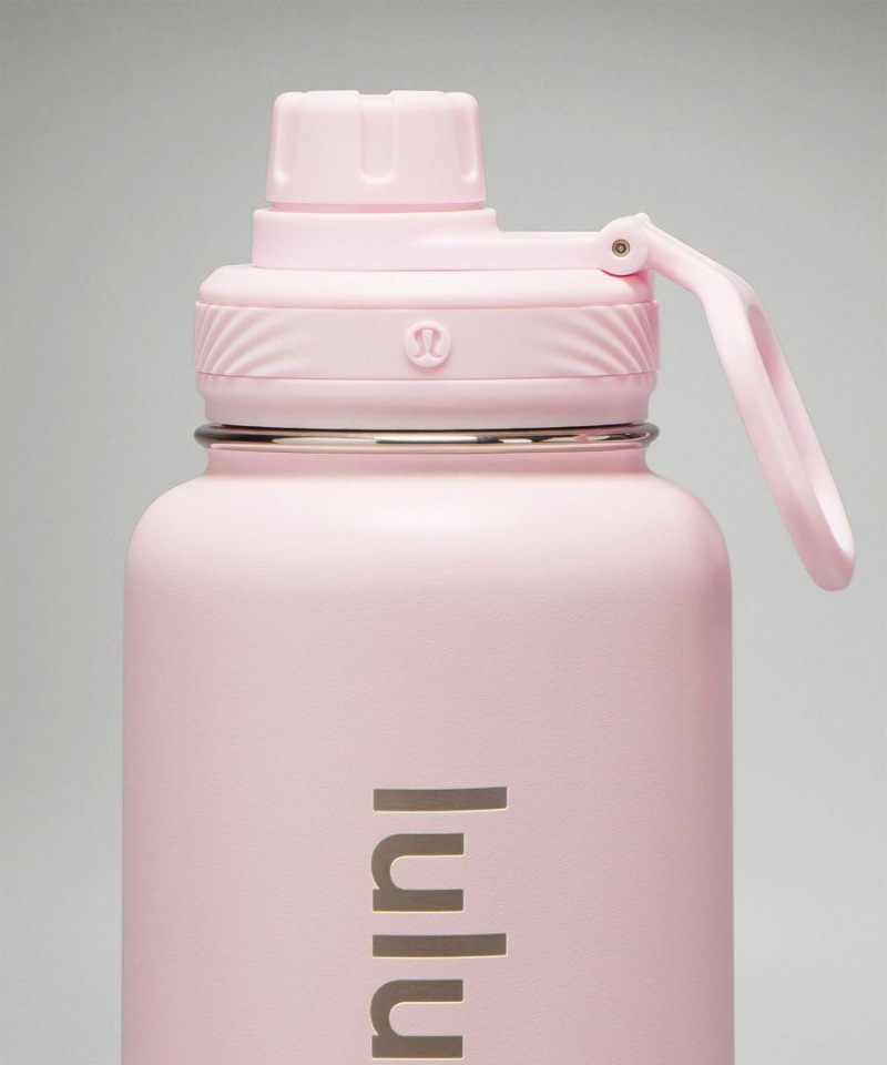 Botellas de Agua Lululemon Back to Life Deporte Bottle 32oz Mujer Rosas Chile | 724CBGEWR