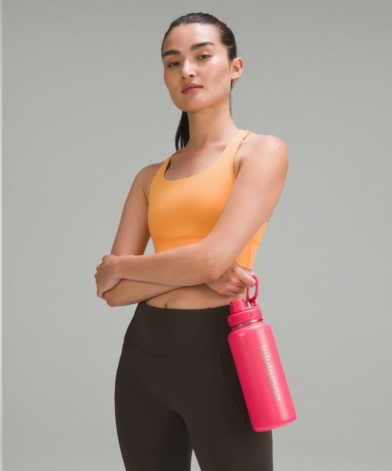 Botellas de Agua Lululemon Back to Life Deporte Bottle 32oz Mujer Rojas Chile | 809PDYXOJ