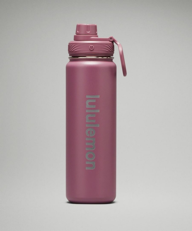 Botellas de Agua Lululemon Back to Life Deporte Bottle 24oz Mujer Moradas Chile | 987VQNSIU