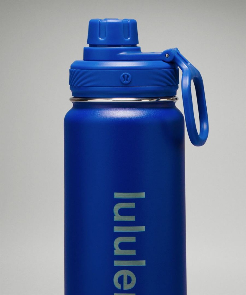 Botellas de Agua Lululemon Back to Life Deporte Bottle 24oz Mujer Azules Chile | 184CFXEZO