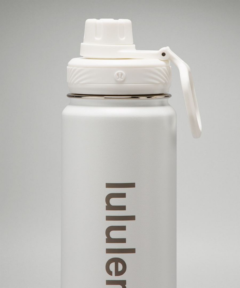 Botellas de Agua Lululemon Back to Life Deporte Bottle 24oz Mujer Blancas Chile | 592NHBLSA