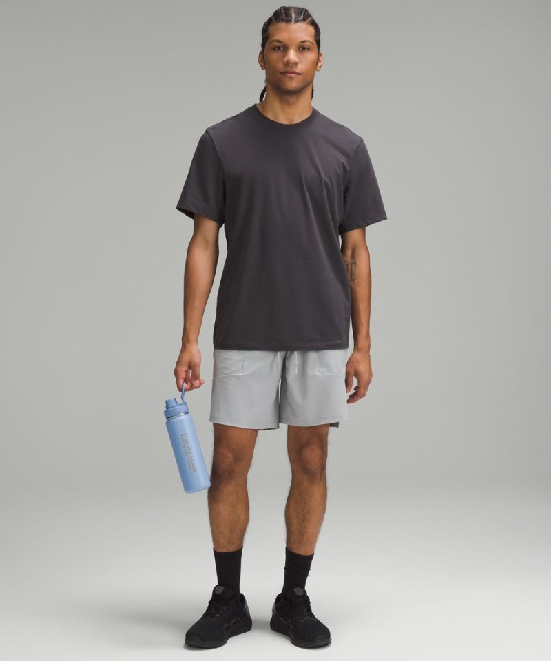 Botellas de Agua Lululemon Back to Life Deporte Bottle 24oz Mujer Azules Beige Chile | 764RVWSZO
