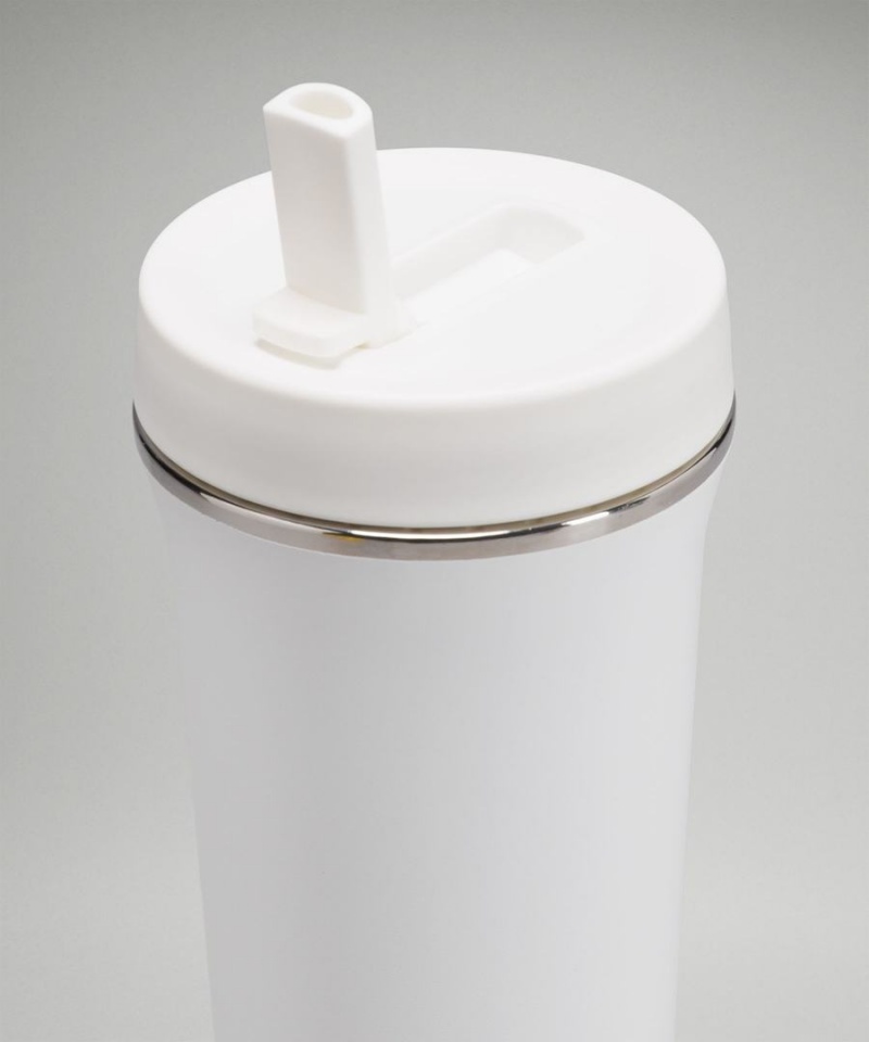 Botellas de Agua Lululemon Back to Life Tumbler 24oz Mujer Blancas Chile | 625ZIPVQB