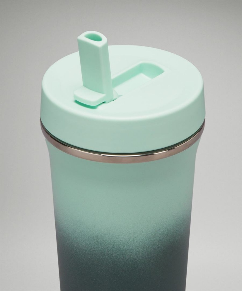 Botellas de Agua Lululemon Back to Life Tumbler 24oz Mujer Verde Menta Azul Marino Chile | 617ZWCYTR