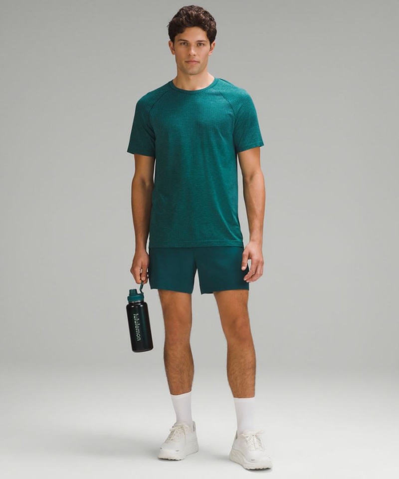 Botellas de Agua Lululemon Back to Life Deporte Bottle 32oz Shine Hombre Turquesa Chile | 093ISYVRT